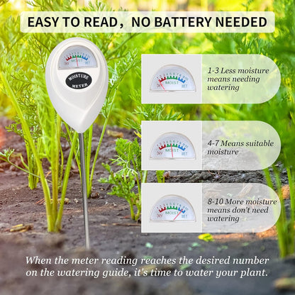 Accurate Soil Moisture Tester for Plant Care
