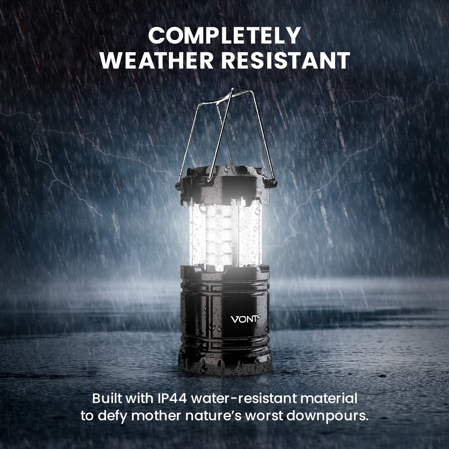 Bright Portable Camp Light – 2 Pack