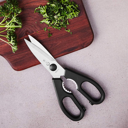 Sharp Kitchen Knife & Scissors Set - High Quality Stainless Steel