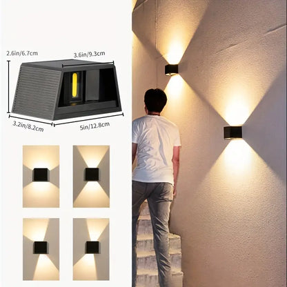 Outdoor Solar Powered LED Wall Lights