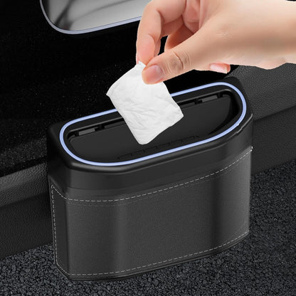 Odor-Proof Car Waste Bin with LED Light