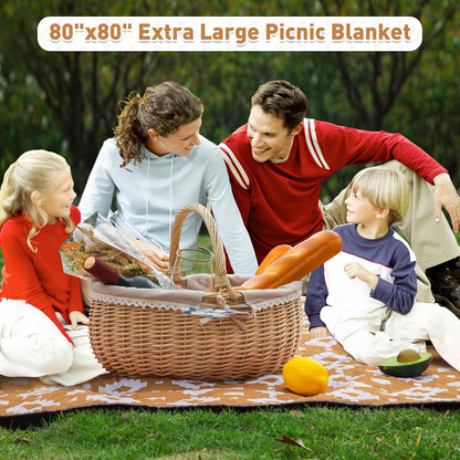 Big Waterproof Outdoor Blanket 200x200cm