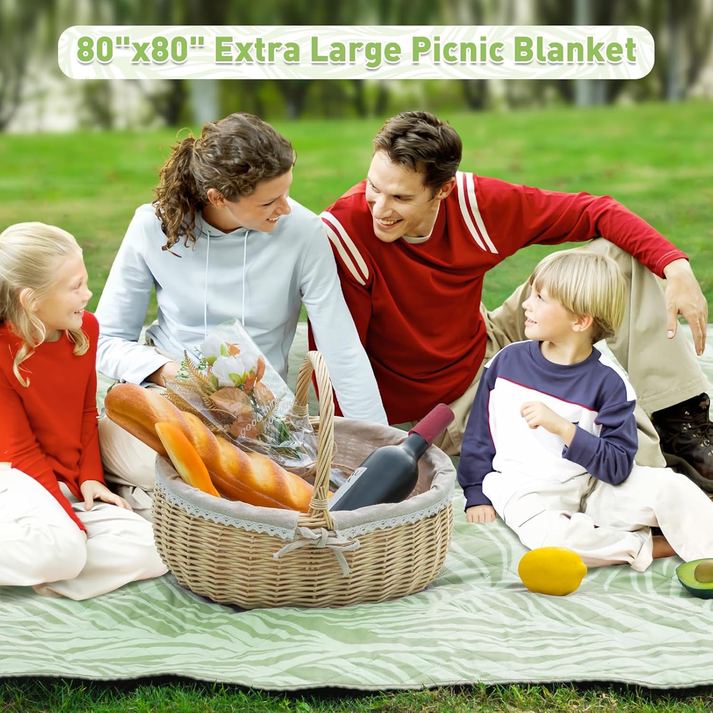 Big Waterproof Outdoor Blanket 200x200cm