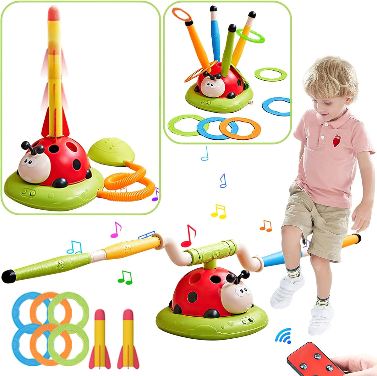 Fun 3-in-1 Ring Toss Game Set - Cofik