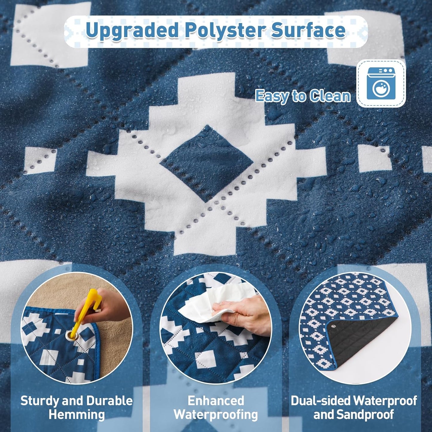 Big Waterproof Outdoor Blanket 200x200cm