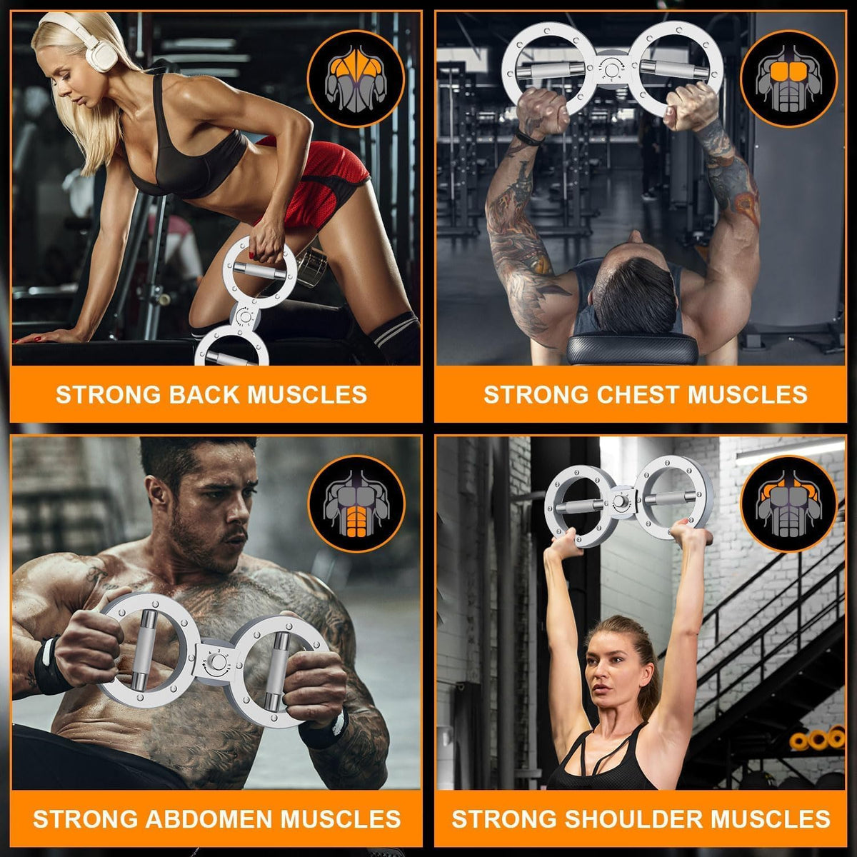 Compact Home Arm Trainer with 12LB Adjustable Resistance