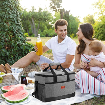 Large Insulated Cooler Tote Bag for Outdoor Adventures - Cofik