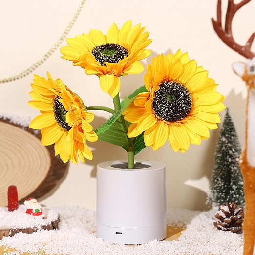 Bright Floral Desk Lamp