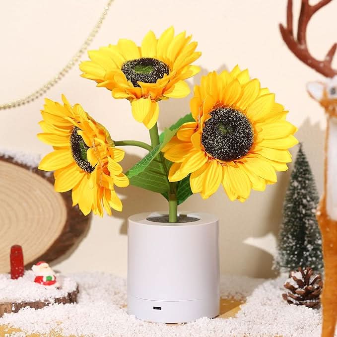 Bright Floral LED Desk Lamp