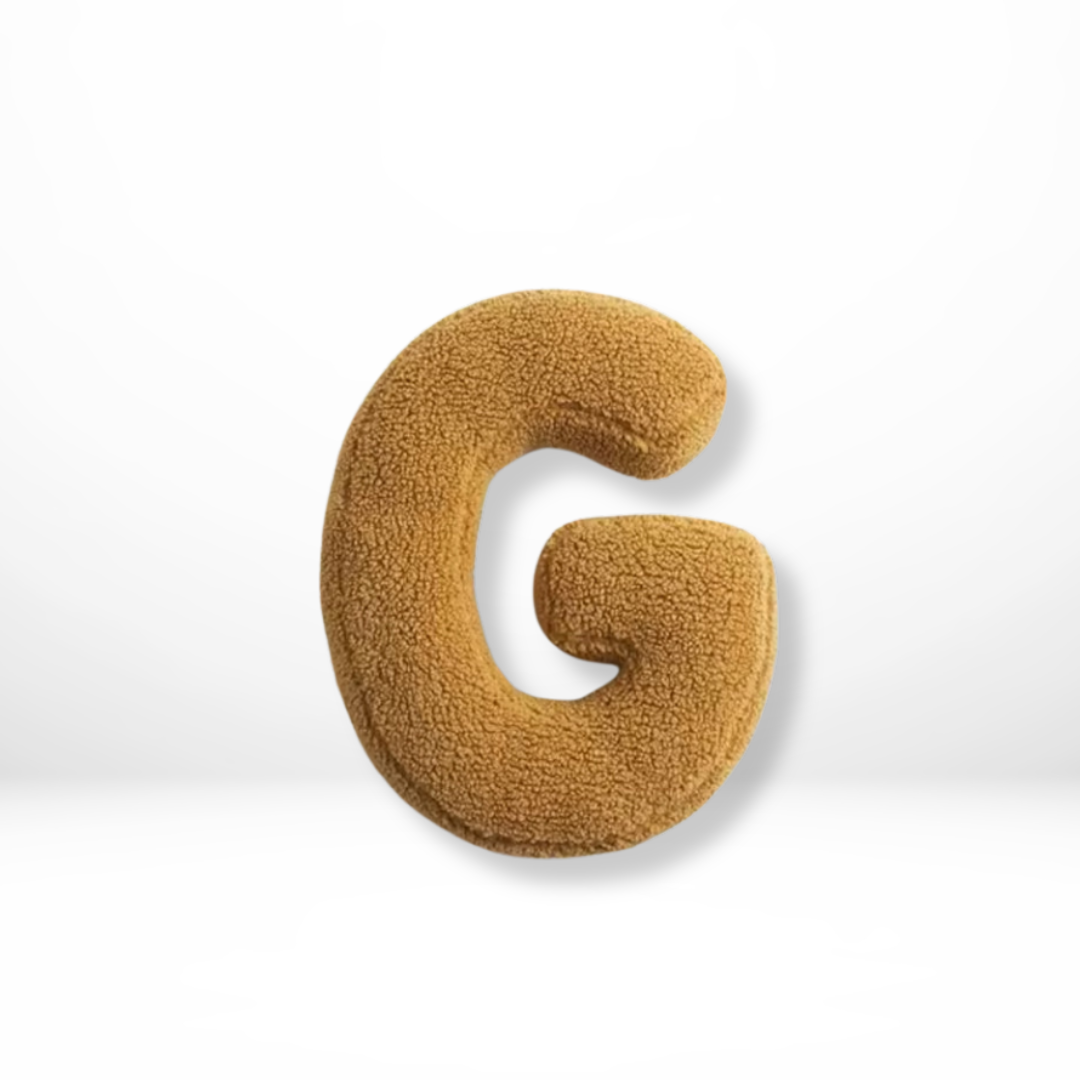 Plush Alphabet Letter Pillow With Soft Velvet Cover