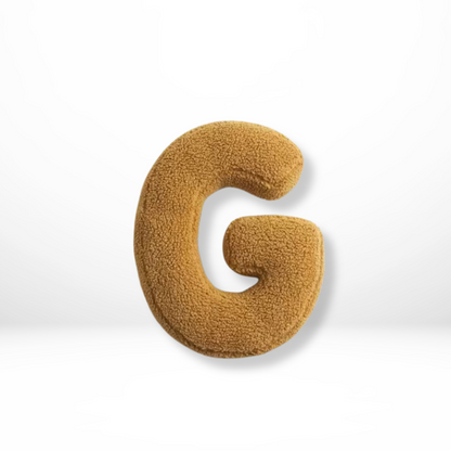 Plush Alphabet Letter Pillow With Soft Velvet Cover