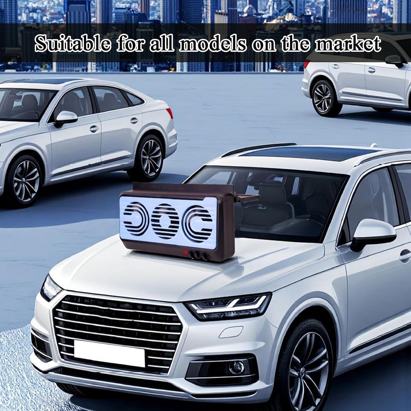 Portable Car Window Vent Cooler Fan