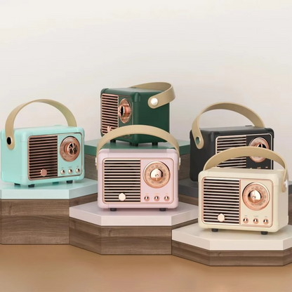 Classic Retro Bluetooth Speaker with Deep Bass