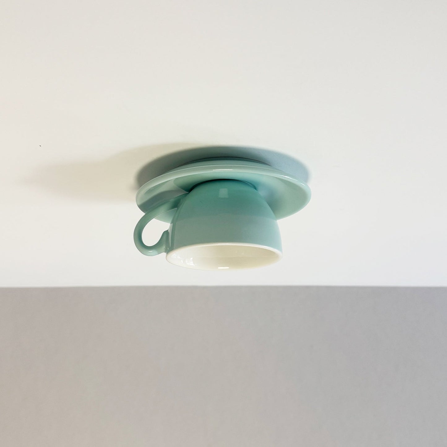 Unique Coffee Cup Shaped LED Ceiling Light Fixture