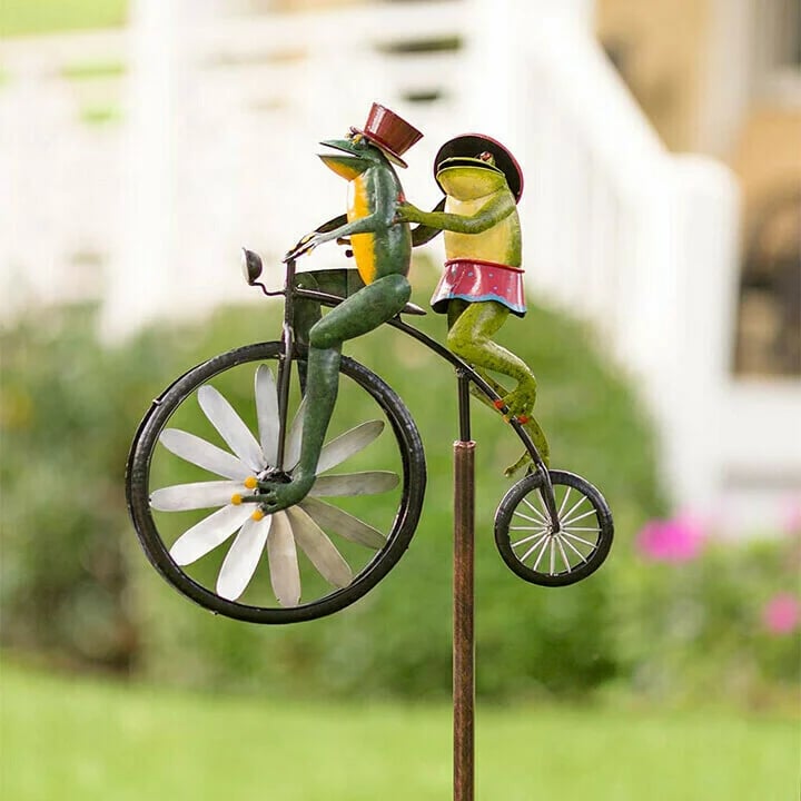 Classic Bike Outdoor Garden Decor Spinner - Cofik