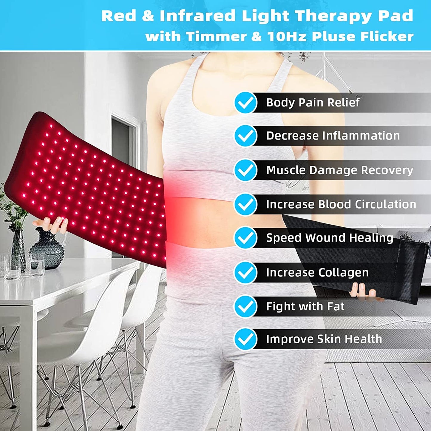Warm Heat Wrap for Back Pain Relief