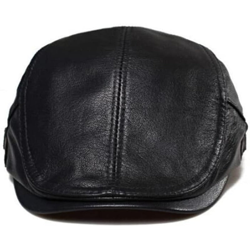 Timeless Brown Leather Hat