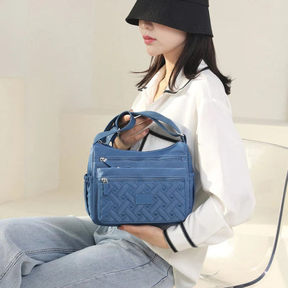Waterproof Nylon Crossbody Messenger Bag