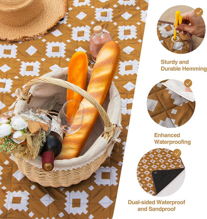 Big Waterproof Outdoor Blanket 200x200cm