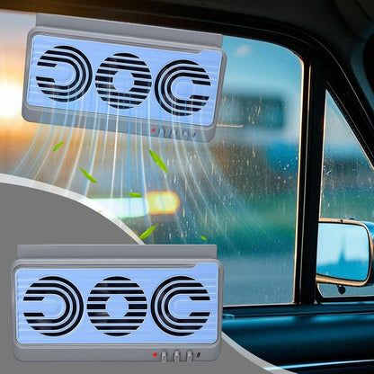 Portable Car Window Vent Cooler Fan