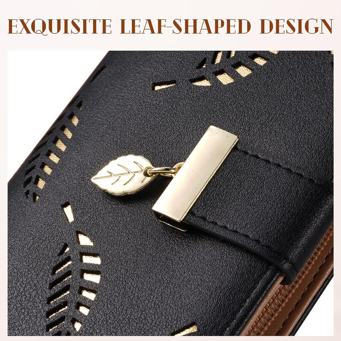 Fashionable Ladies Leather Purse Wallet