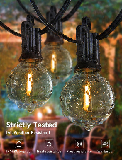 Weatherproof G40 Patio String Lights