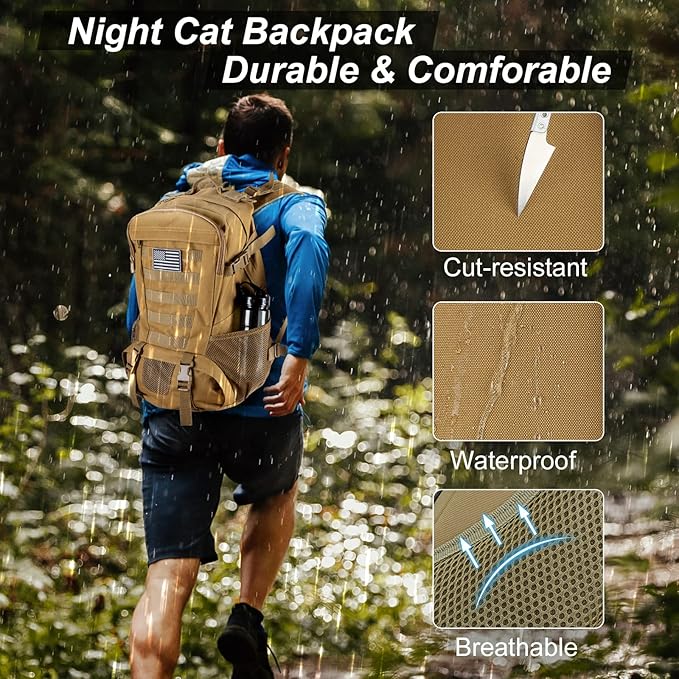 Durable Army Style Hiking Backpack