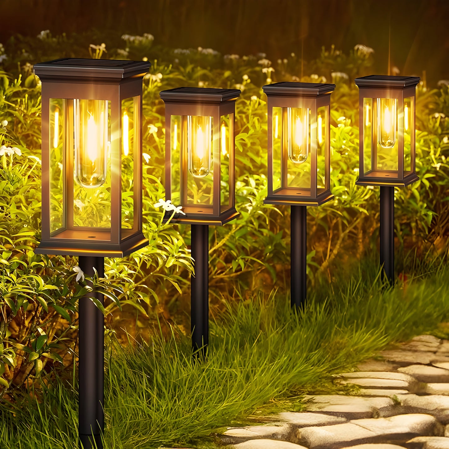 Outdoor Solar Pathway Lights Waterproof