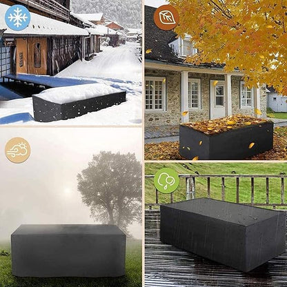 Durable Outdoor Patio Furniture Cover – Black