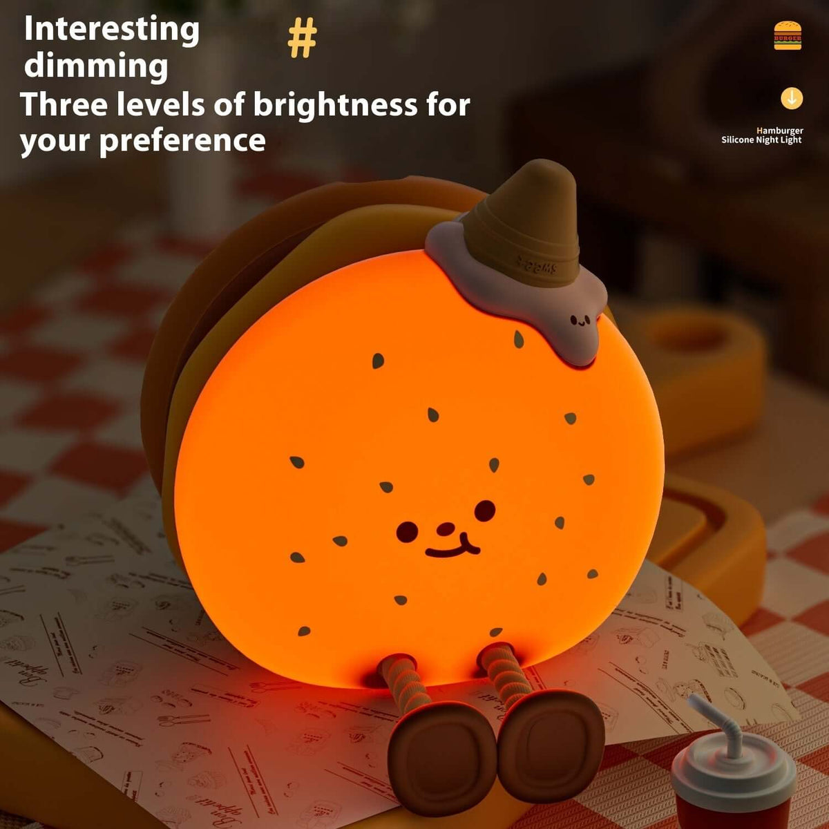 Gentle Night Bedroom Lamp Soft Eye Care Light