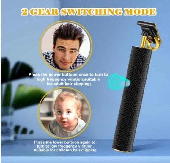 Wireless Rechargeable Zero Gap Hair Trimmer Clipper