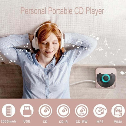 Compact Wireless CD Music Player