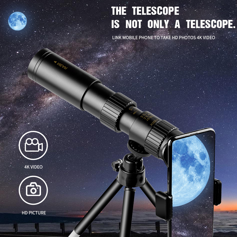 Powerful Night Vision Monocular Telescope 10-300X Zoom
