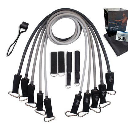 Home Gym Resistance Band Set with Handles and Strap