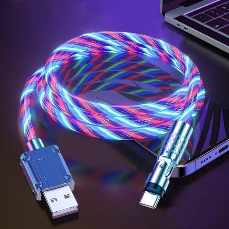 Fast Magnetic Phone Charger Cable with 540° Rotation