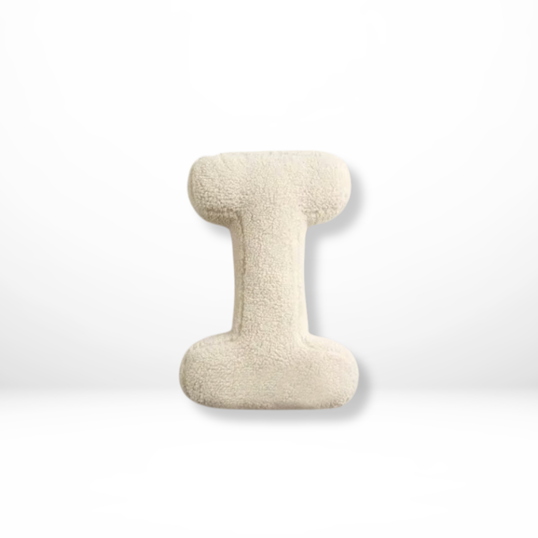 Plush Alphabet Letter Pillow With Soft Velvet Cover