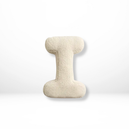 Plush Alphabet Letter Pillow With Soft Velvet Cover