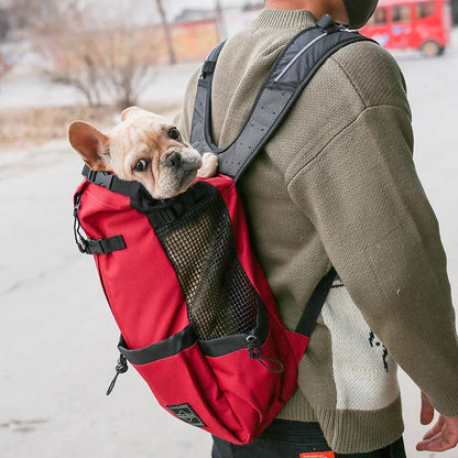 Pet Hiking Backpack - Durable Dog Carrier with Pockets