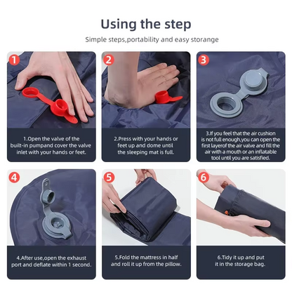 Comfortable Self Inflating Camping Sleep Pad