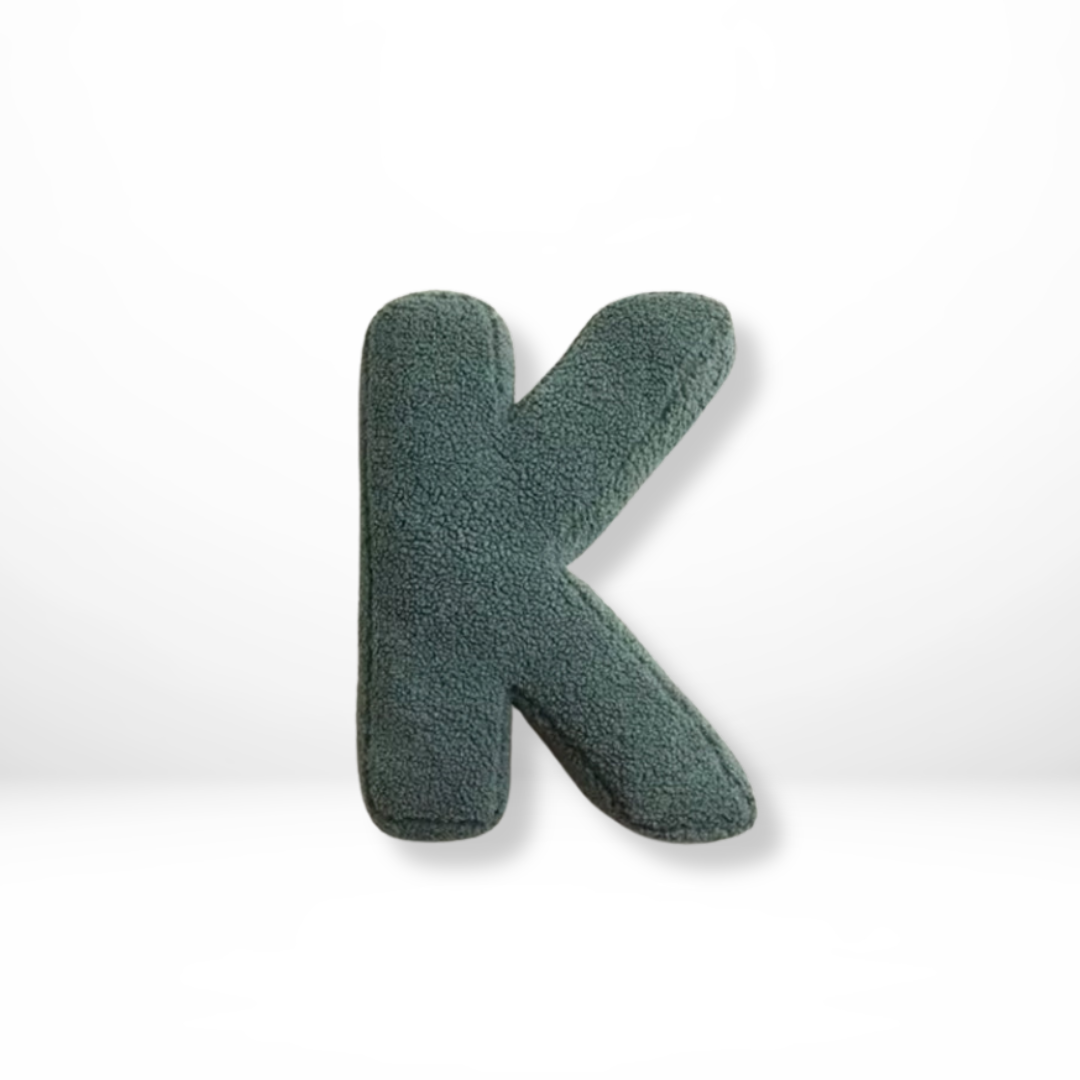 Plush Alphabet Letter Pillow With Soft Velvet Cover