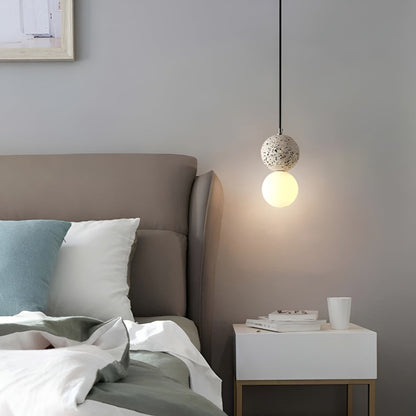 Round Glass Pendant Light