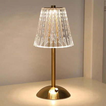 Classic Glass Table Lamp with Chic Glow