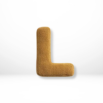 Plush Alphabet Letter Pillow With Soft Velvet Cover