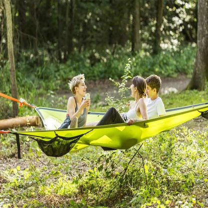 Large Family Camping Hammock with Strong 3-Point Suspension