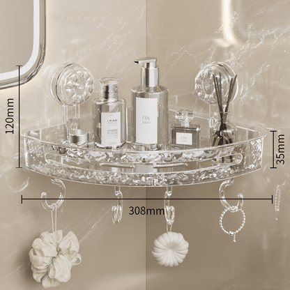 Flexible Silicone Suction Cup Storage Organizer
