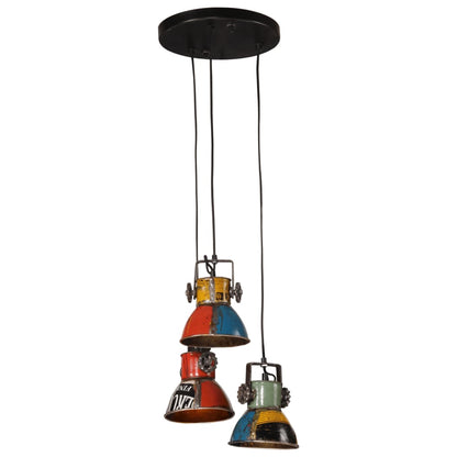 Edgy Metal Triangle Hanging Lamp