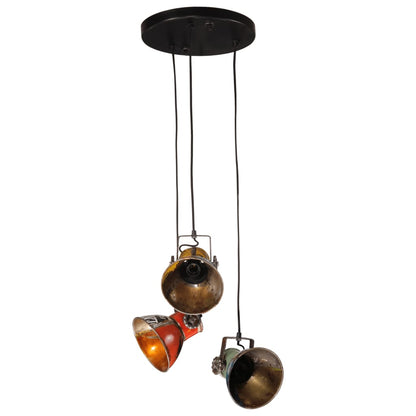 Edgy Metal Triangle Hanging Lamp