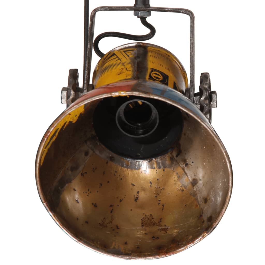 Edgy Metal Triangle Hanging Lamp