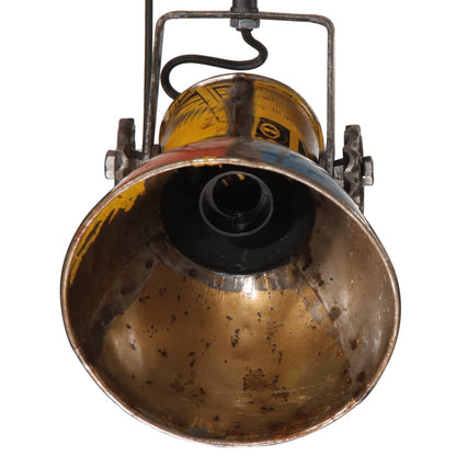 Edgy Metal Triangle Hanging Lamp