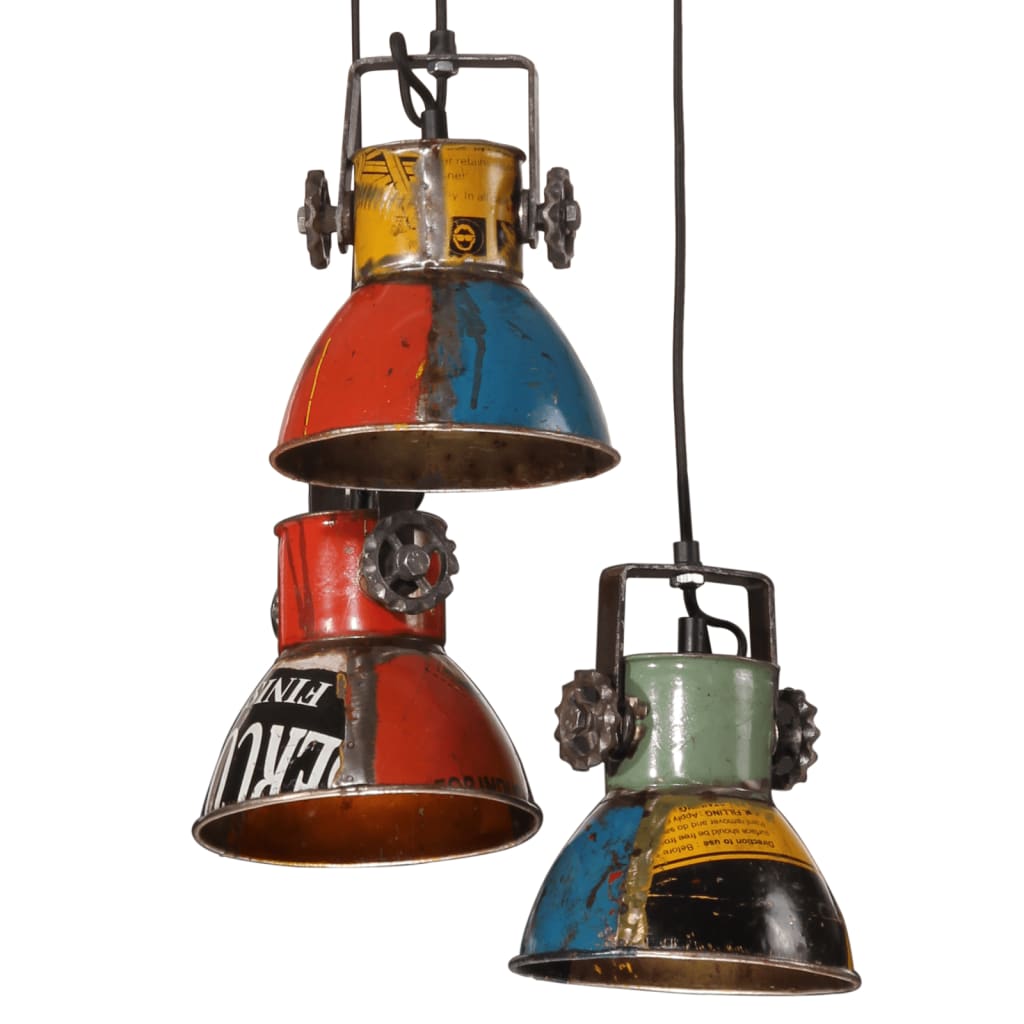 Edgy Metal Triangle Hanging Lamp